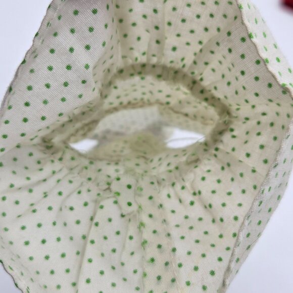 Vintage Barbie 1988 Fashion Clothes Set With Green Polka Dot Dress & Red Tatters - Picture 4 of 5